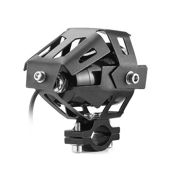 12V-80V Motorcycle LED Headlights Hi/Low Beam Strobe Spot Light White
