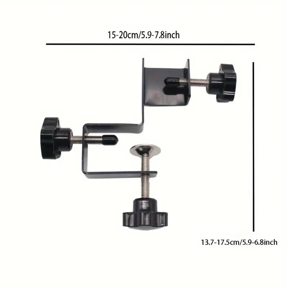 2pcs Drawer Front Installation Clamps - Heavy-Duty Metal, Precision Alignment, Power-Free Tool for DIY & Woodworking