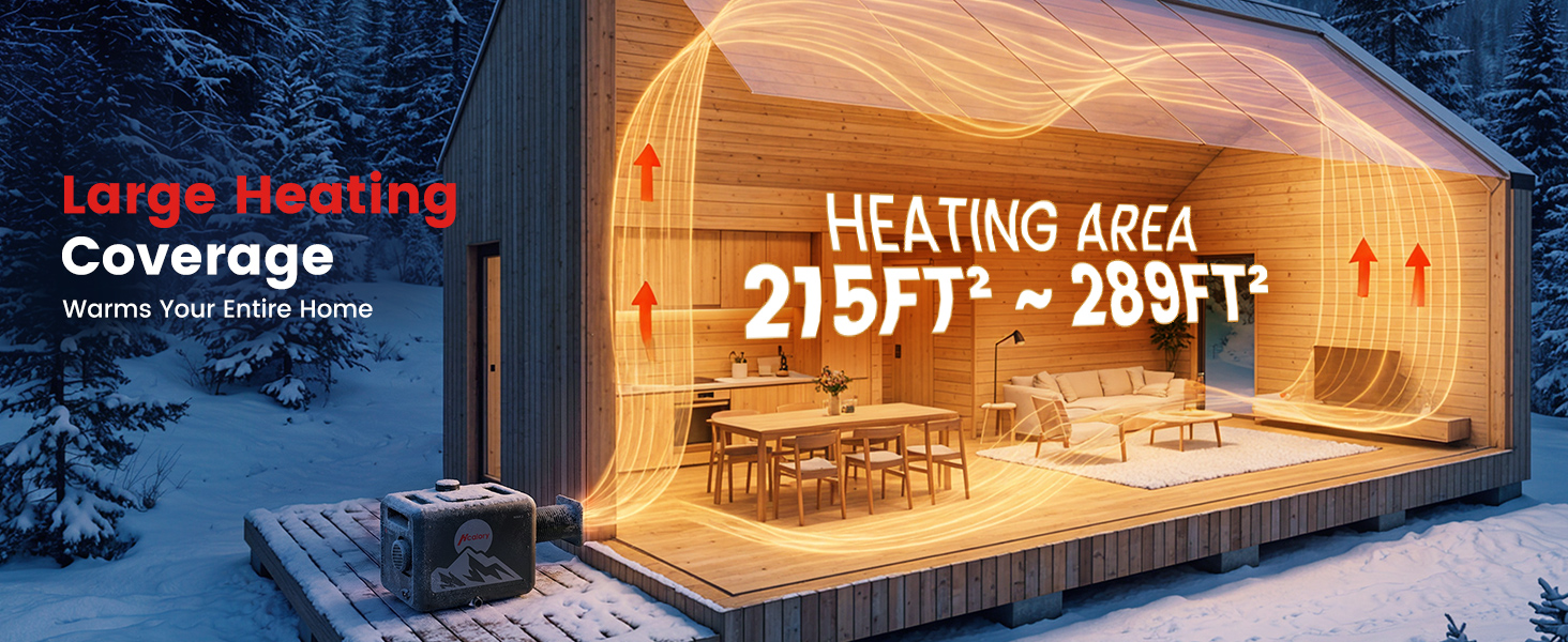 MAX 2 8KW 7.9L All-in-One Diesel Heater, App Control, Wireless Temperature Sensor & Adaptive Mode for RV, Camper & Truck