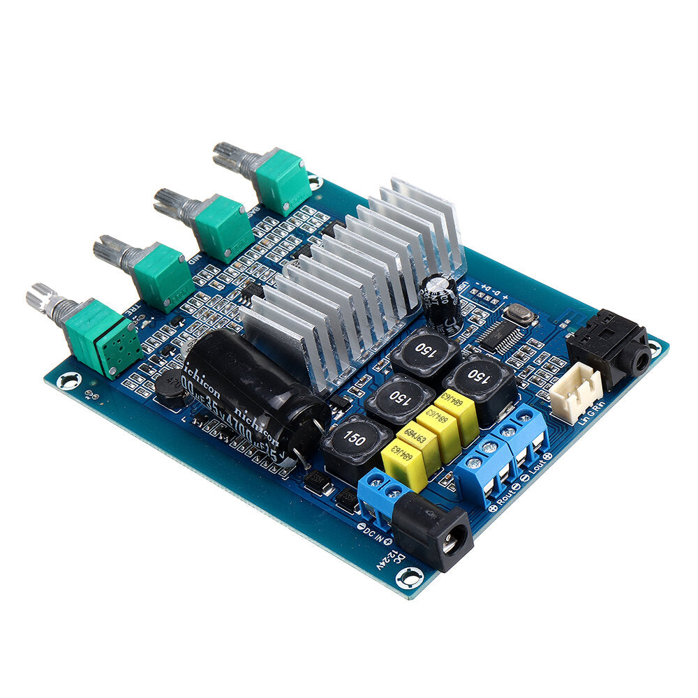 TPA3116D2 Bluetooth 5.0 High Power 2.0 Digital Professional with Tuning Home Power Amplifier Board DC 12-24V