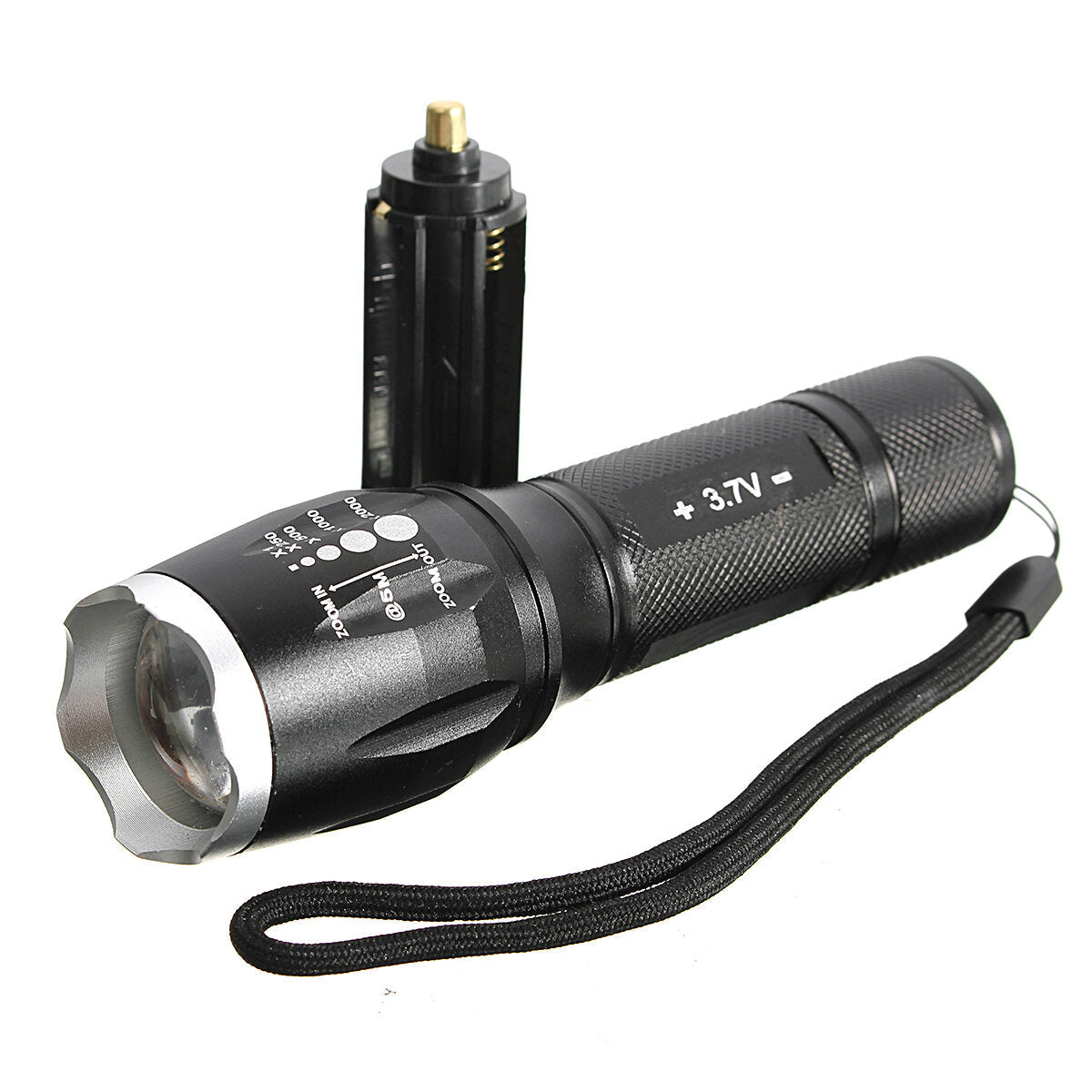 1000 Lumen Tactical Elfeland T6 LED Zoomable Flashlight Torch Lamp