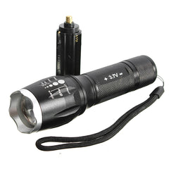 1000 Lumen Tactical Elfeland T6 LED Zoomable Flashlight Torch Lamp