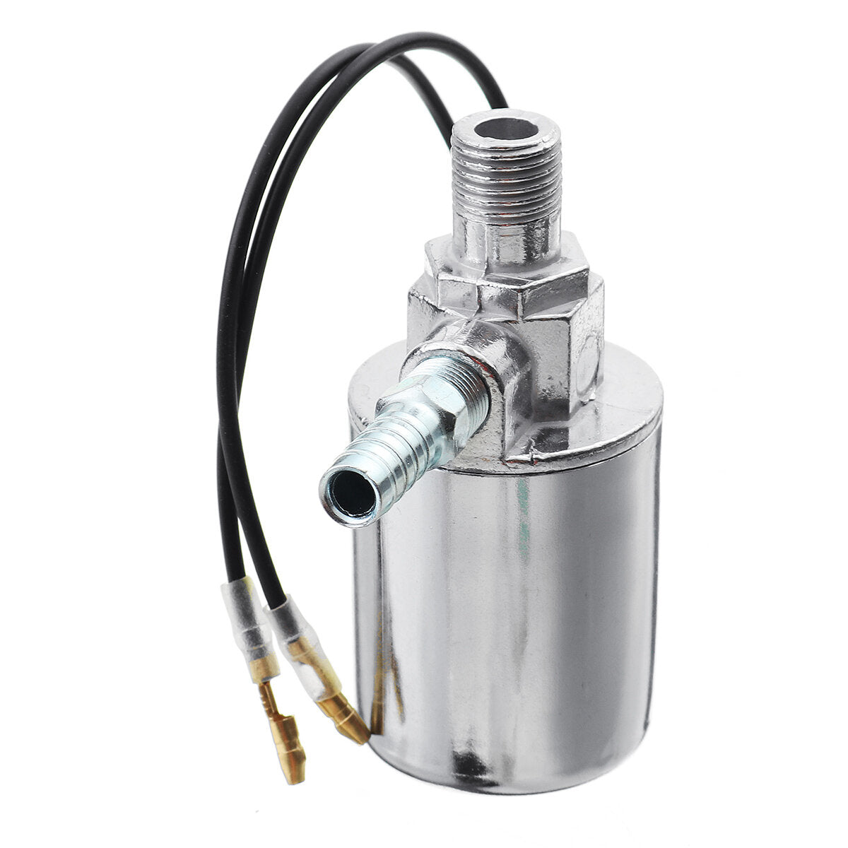 12V/24V Air Horn Electric Solenoid Valve Heavy Duty 1/4" Chrome