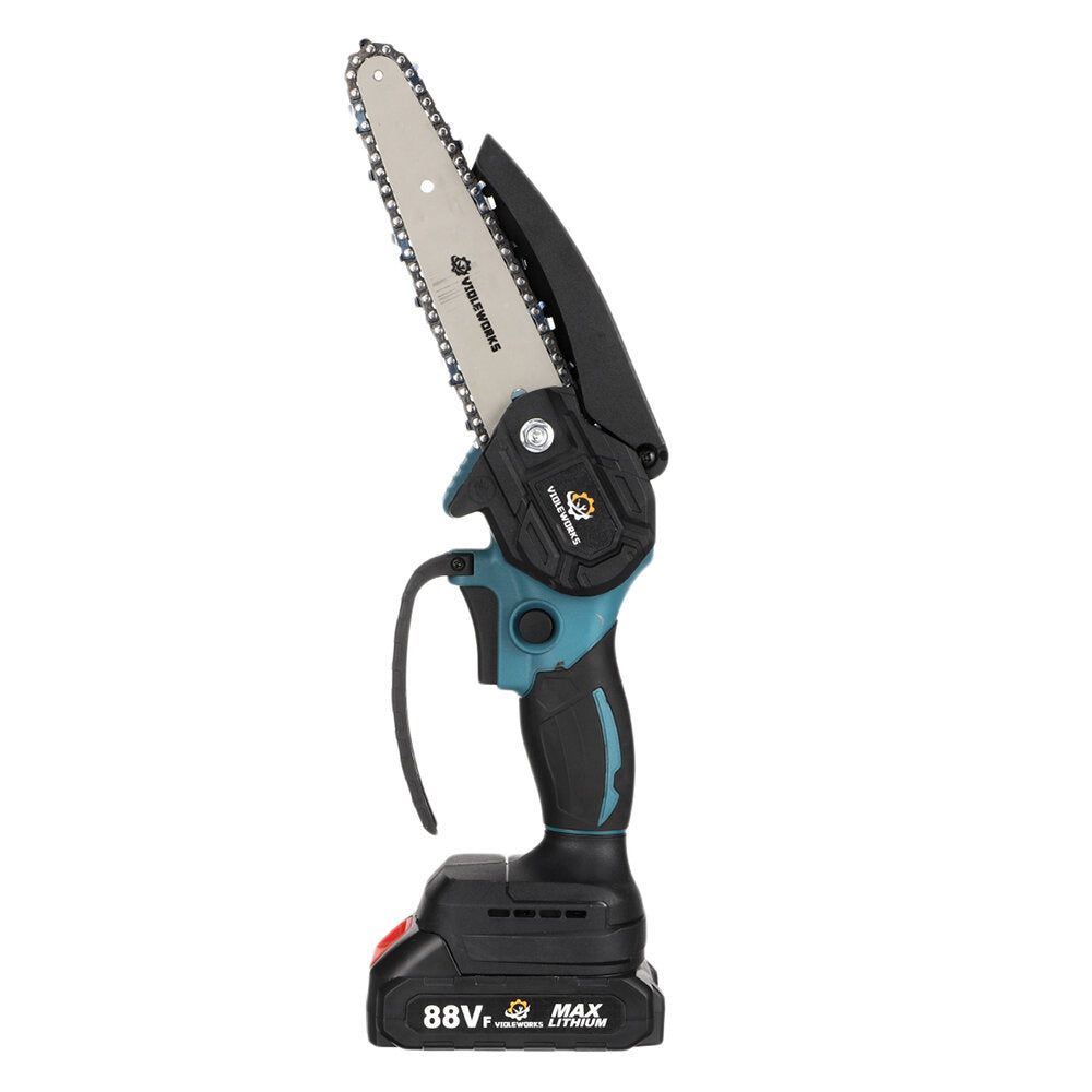 88VF 6 Inch Electric Chain Saw 1500W Cordless One-Hand Saws Woodworking Tool Wood Cutter