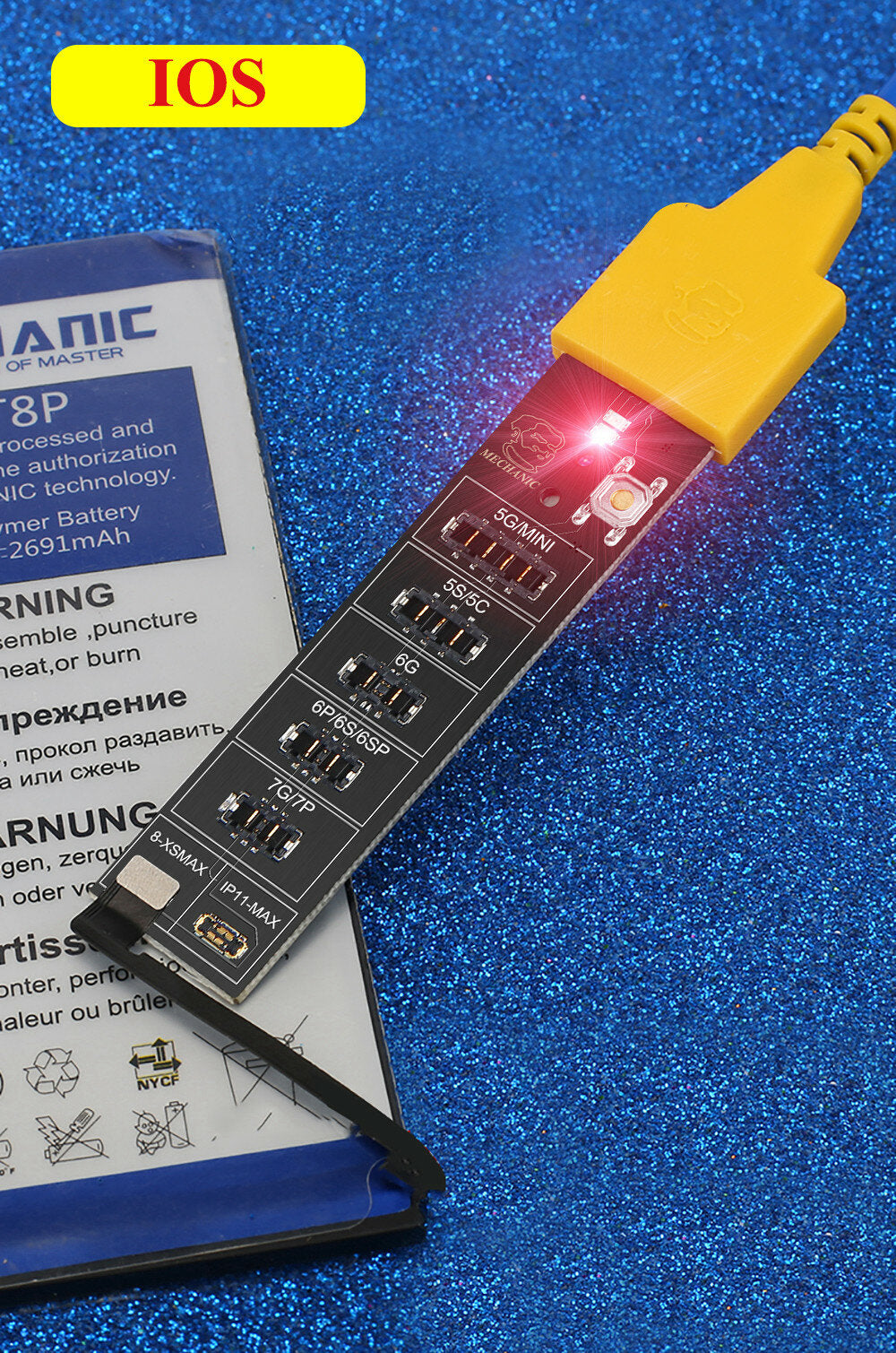 Mechanic Battery Charging Activation Panel for Iphone 5-11Promax and Android Mobile Phone DC Power Supply Activation Board