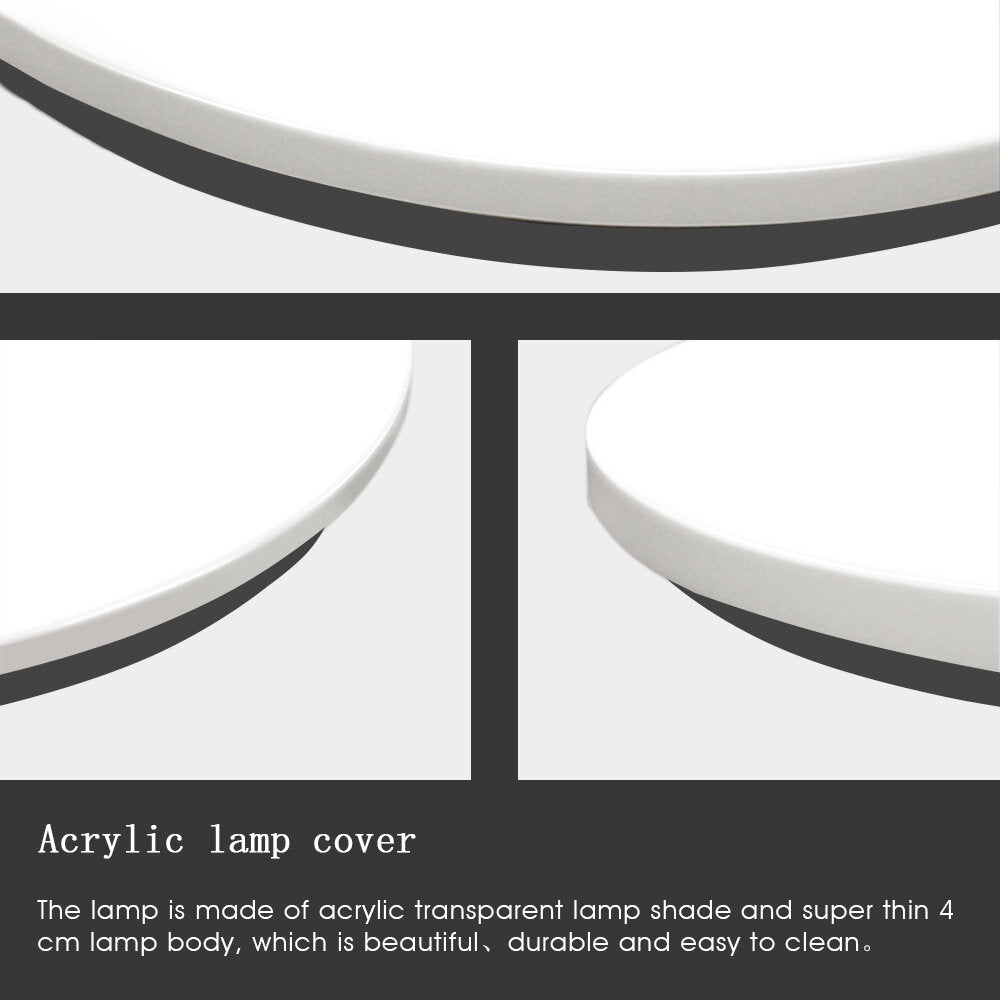 12W LED Circular Ceiling Down Light Round Flush Mount Fixture Pendant Panel Lamp