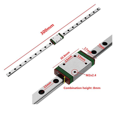 300mm Length MGN7 Linear Rail Guide with MGN7H Linear Rail Block CNC Tool