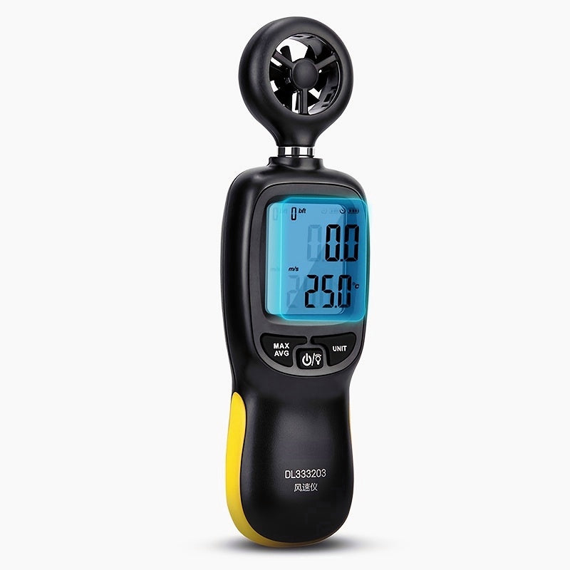 Handheld Digital Anemometer For Measuring Wind Speed Temperature