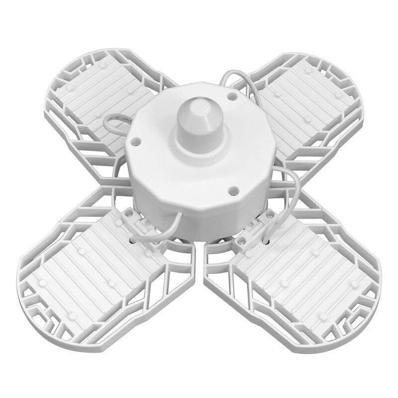 40/60/80W Deformable E26/E27 Ultra-bright LED Garage Ceiling Light Motion Activated