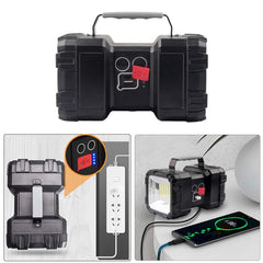 Super Bright LED Flashlight 7 Modes USB Rechargeable Spotlight Waterproof Floodlight Camping Hunting
