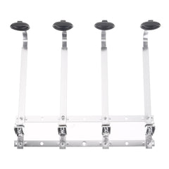 30ml Capacity Wall Mounted Stand 4 Bottle Alcoholic Drink Dispenser for Home Bar Drink Dispenser Pourer Rack