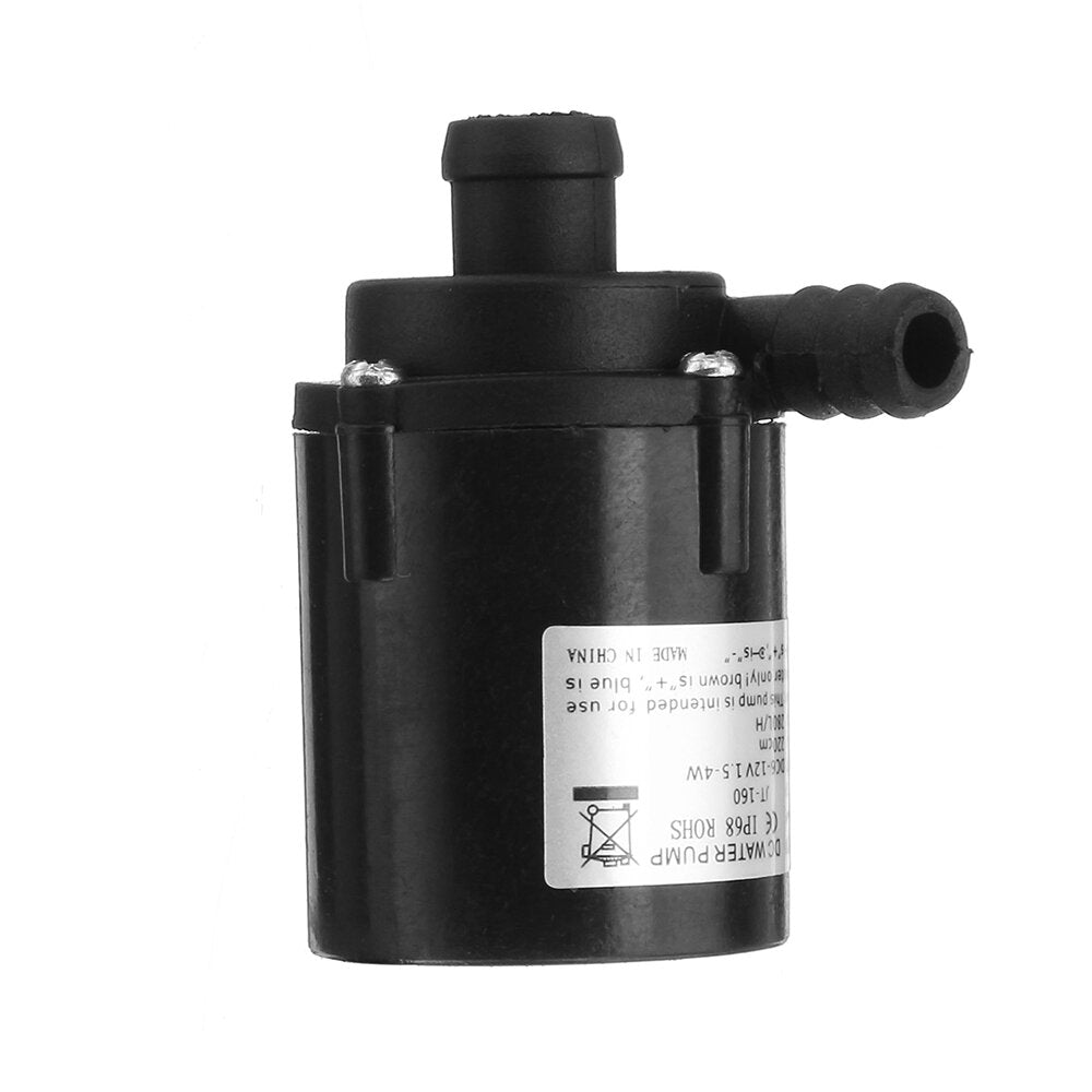 DC 12V 280L/H Water Pump 5.5x2.1 Female Plug Brushless Submersible Motor Water Pump