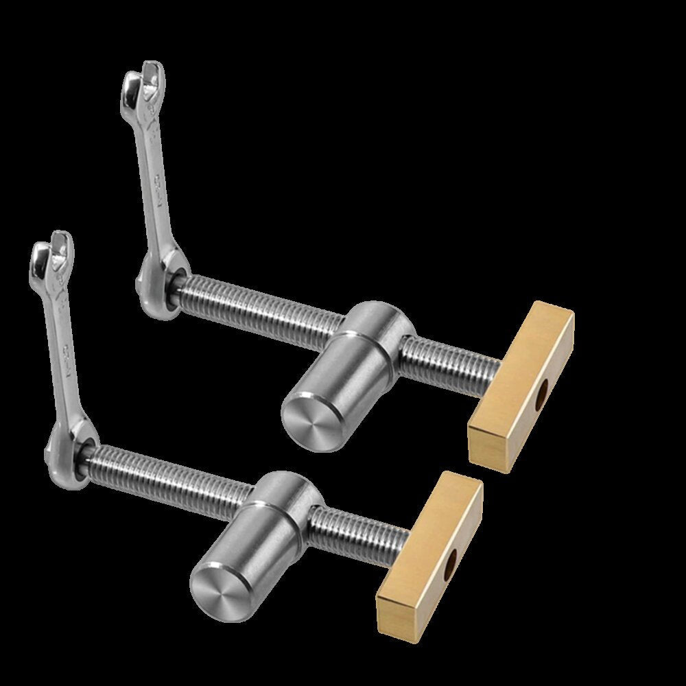 Sturdy Stainless Steel Woodworking Desktop Press, Adjustable 19mm/20mm, Lightweight, Durable, Easy to Use