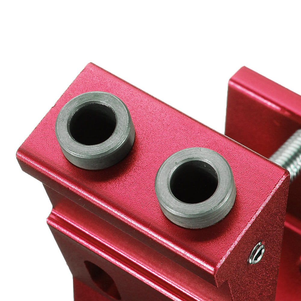 Aluminum Alloy 2 Pocket Hole System Pocket Hole Jig Drill Locator Guide with Drill Screwdriver Set