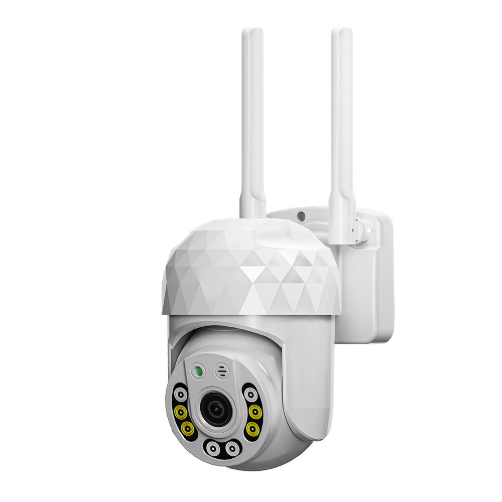 HD 1080P Mini WIFI IP Camera Waterproof Infrared Full Color Night Vision Security Camera with 8 Lights