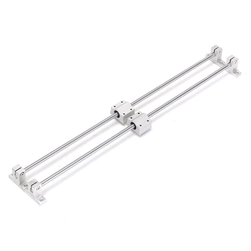 13pcs 500mm CNC Parts Optical Axis Guide Bearing Housings Aluminum Rail Shaft Support Screws Set