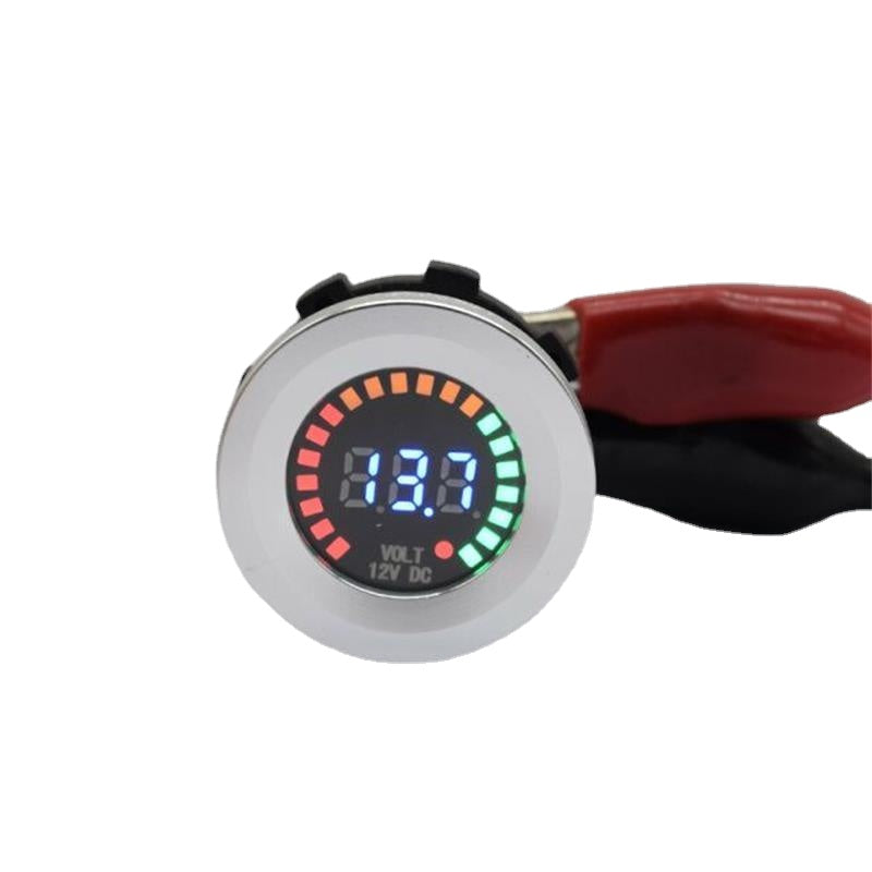 12V DC LED Panel Voltmeter Car Motorcycle Waterproof Digital Voltage Socket Meter Gauge