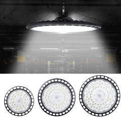 180-260V 100W 150W 200W LED High Bay Light Warehouse LED Shop Light Fixture LED High Bay Luminaire Industrial Highbay Floodlight Hall Lamp