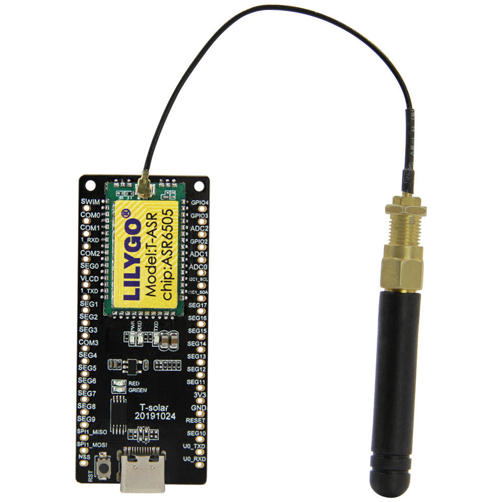 T-Solar Development Board ASR6505 Integrates SX1262LORa Module Solar Power Supply Interface