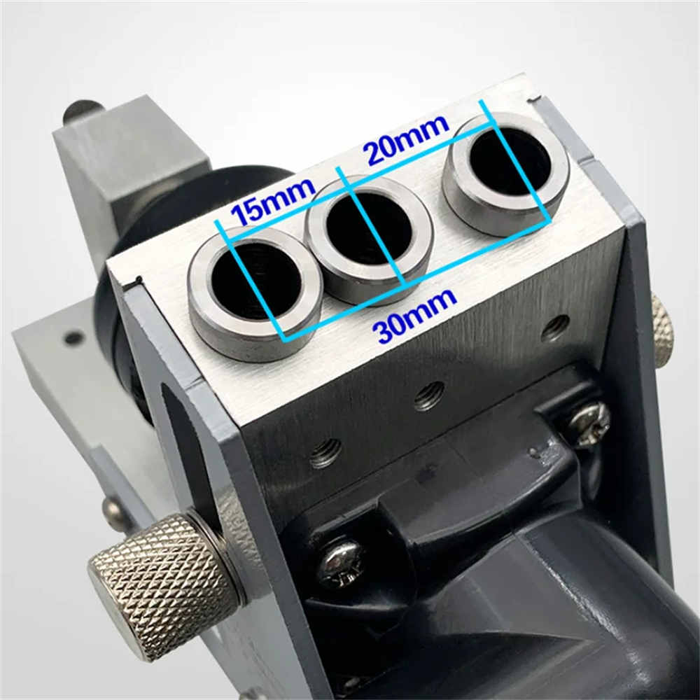 High-Quality Adjustable Oblique Hole Jig with Laser Calibration, Non-Slip Handle, and Versatile Hole Spacing for Woodworking