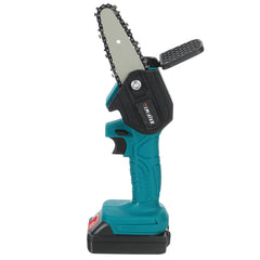 4 Inch Mini Cordless Rechargeable Electric Chainsaw One-Hand Chain Saws Woodworking Cutting Tool