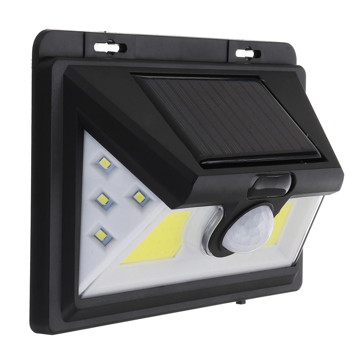 COB LED Wall Solar  Light PIR Motion Sensor Outdoor Garden Yard Lamp Waterproor