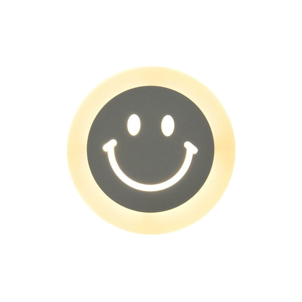 10W LED Round Smile Aisle Living Room Wall Light Indoor Bedside Lamp