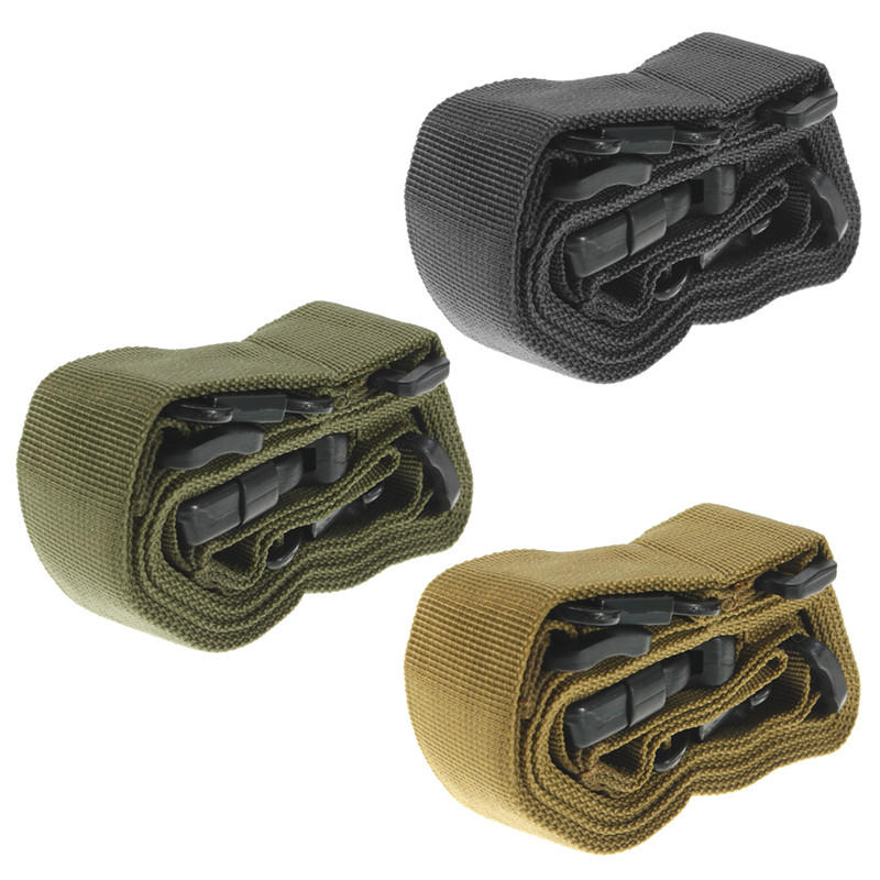 EDC 3-point Strap Three Point Tactical Sling Multi-function Adjustable String Clip Airsoft Strap
