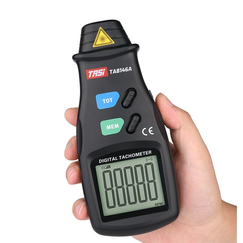 2.5~99999 RPM Digital Tachometer LCD Display Non-Contact Digital Laser Tachometer Speed Meter