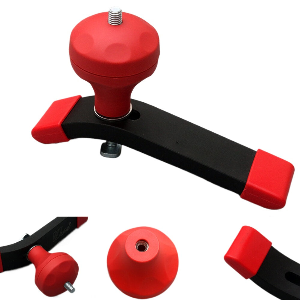Woodworking T-Slot Compression Plate with Ball Handle, M8 T-Screw, Durable Plastic & Aluminum, Secure Fastening, 2-Pack