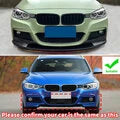 Car Front Bumper Spoiler Lip Car Body Kit Bottom Splitter Protection Plate For BMW F30 3 Series M Sport 2012-2018