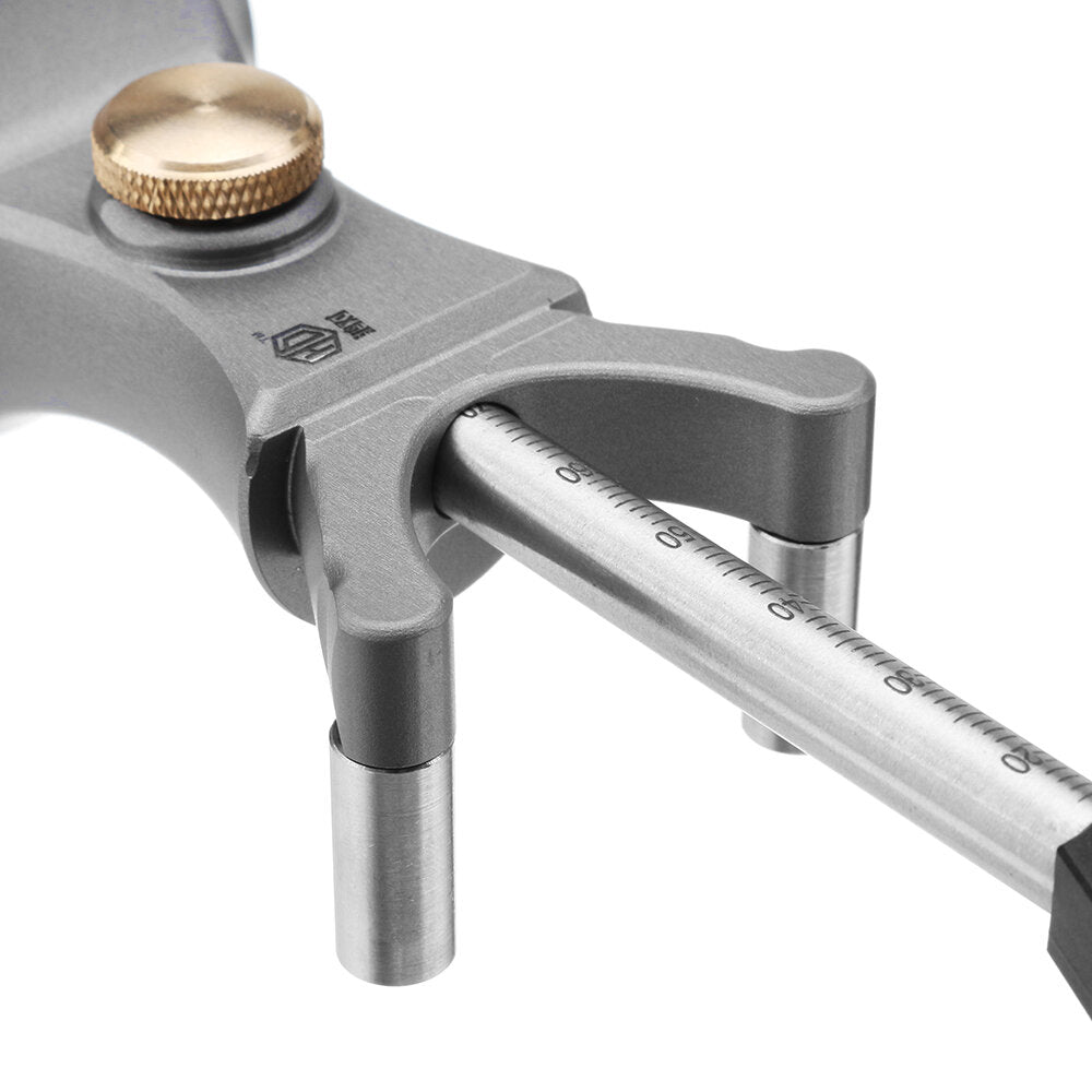 Adjustable Woodworking Arc Scriber Tool - Precision Linear Drawing with Tungsten Blade, 180mm, for Wood & More