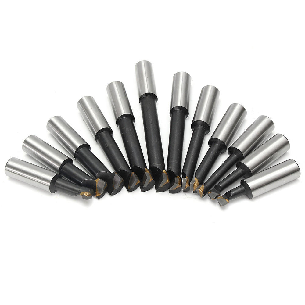 12pcs 18mm Shank F1 Boring Bar Set for 3 Inch Boring Head Carbide Tipped Milling Tool