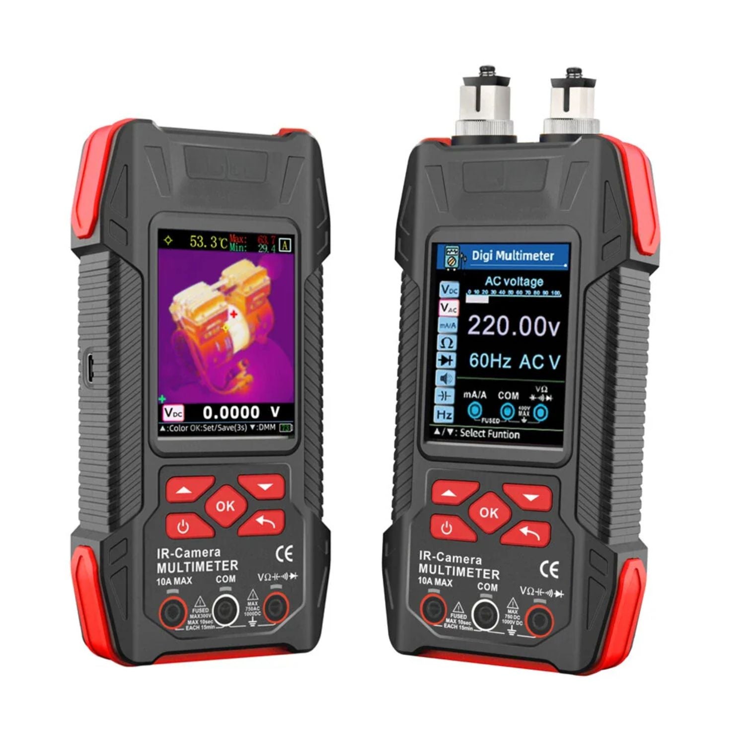 GreenZech Fusion-34 Pro Series | 240x240 HD Thermal Imaging Multimeter | Professional 3-in-1 & 5-in-1 Diagnostic Tool