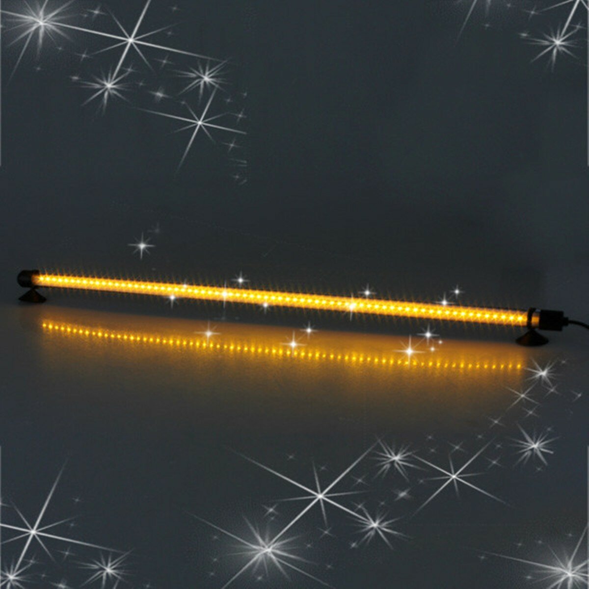 Blue White 62cm 69 LEDs Aquarium Tank Bar Light Waterproof Stick Strip Lamp 220V Fish