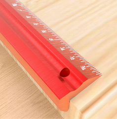 V-Shaped Woodworking Measuring Ruler Set - 3 Sizes (6IN, 8IN, 12IN), Durable Aluminum Alloy, Dual-Sided, CNC Precision