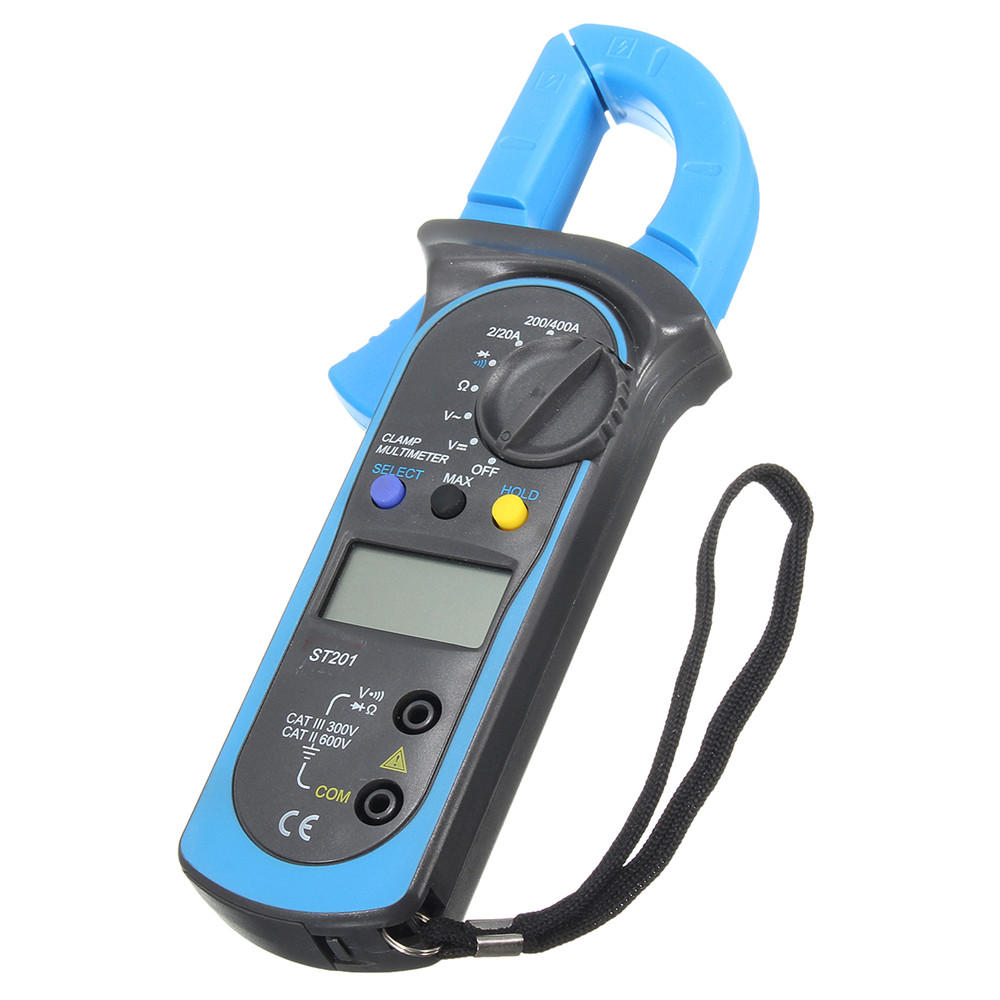 Digital Clamp Multimeter OHM Amp Meter AC/DC Voltage AC Current Resistance Tester