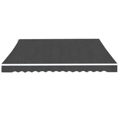 Awning manually extendable 450 cm anthracite