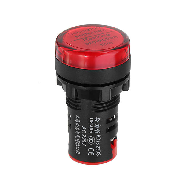 22mm Indicator Lamp Signal Light Lamp Panel Mount LED Power Indicator Red