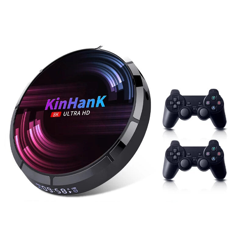 3000 Games TV Box Game Console 4K UHD 5G Wifi bluetooth Retro Player for SS PS1 N64 SNES