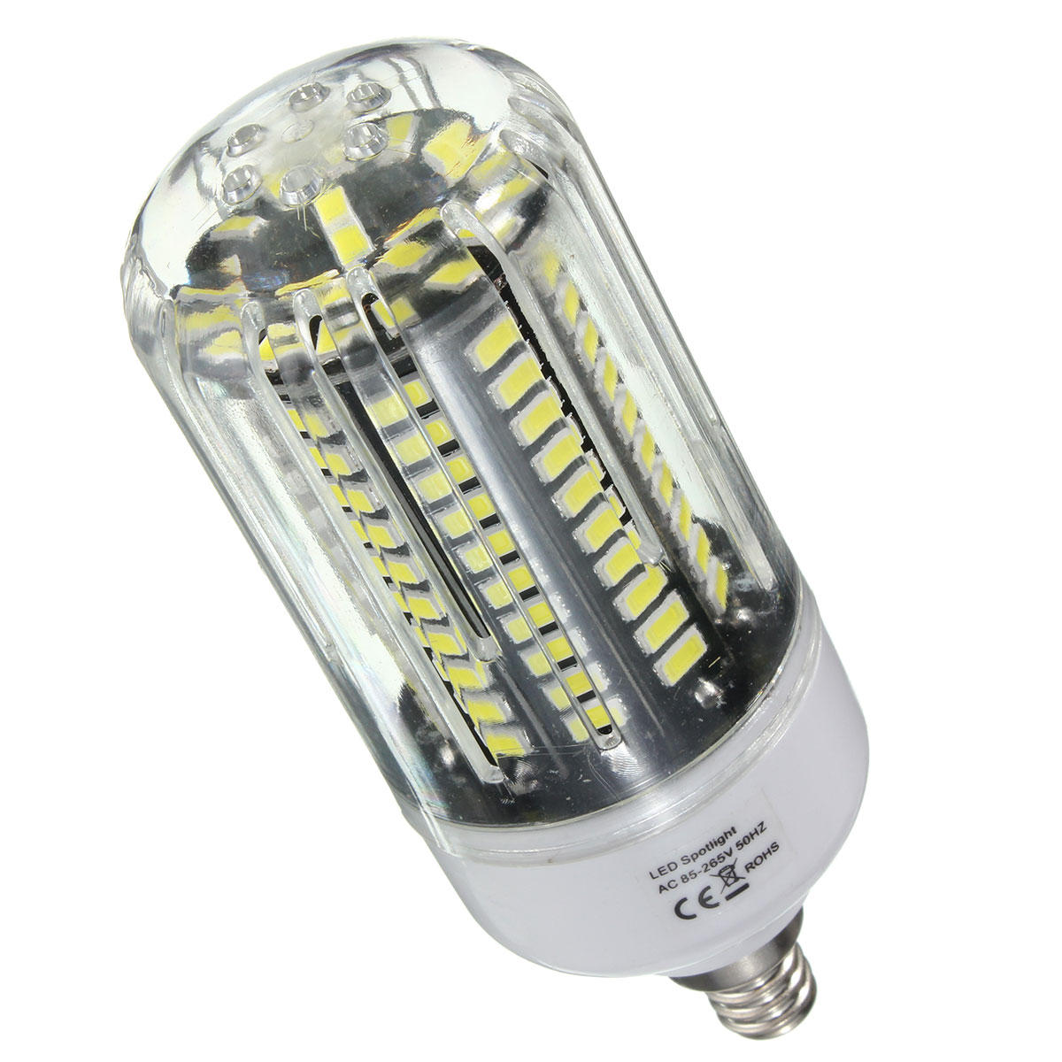 120 SMD 5736 LED White Warm White Natural White Cover Corn Ligh Lamp Bulb AC85-265V