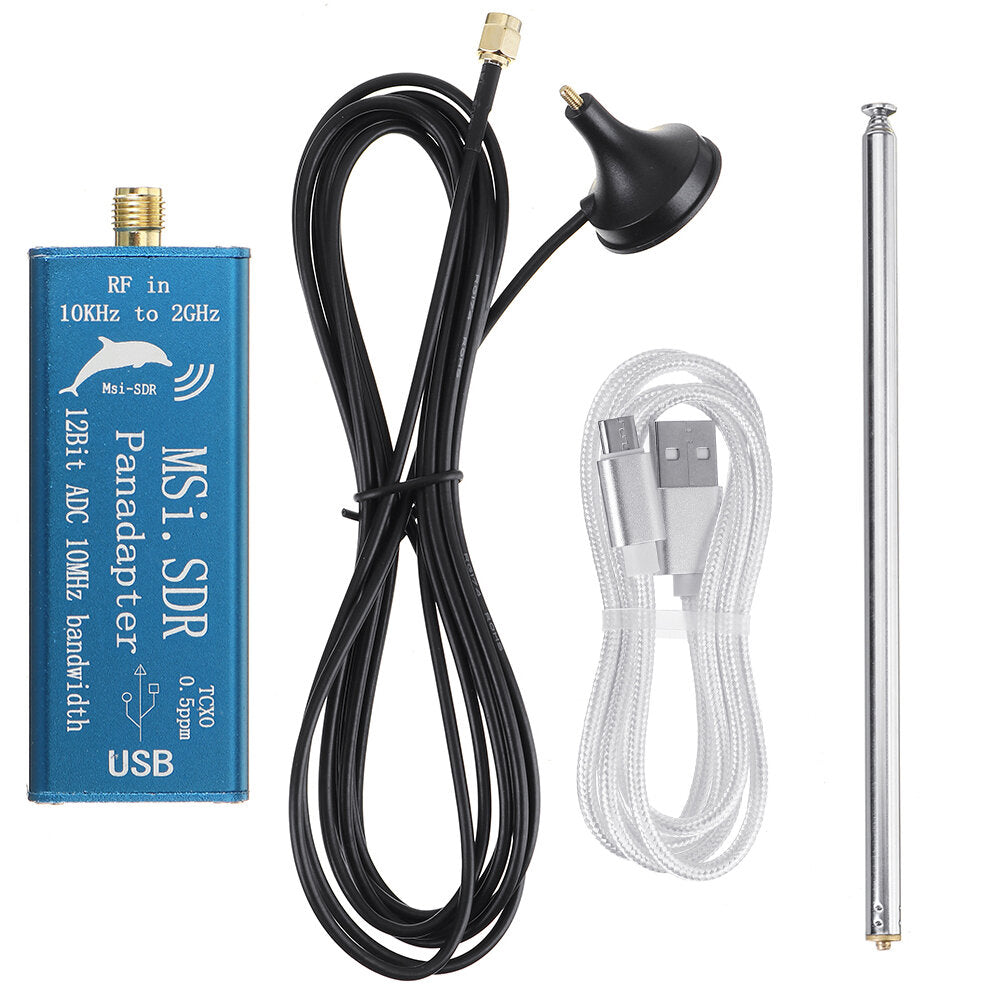 10kHz ~2GHz Broadband Software Radio MSI SDR Receiver FM HF AM UHF VHF HAM Radio