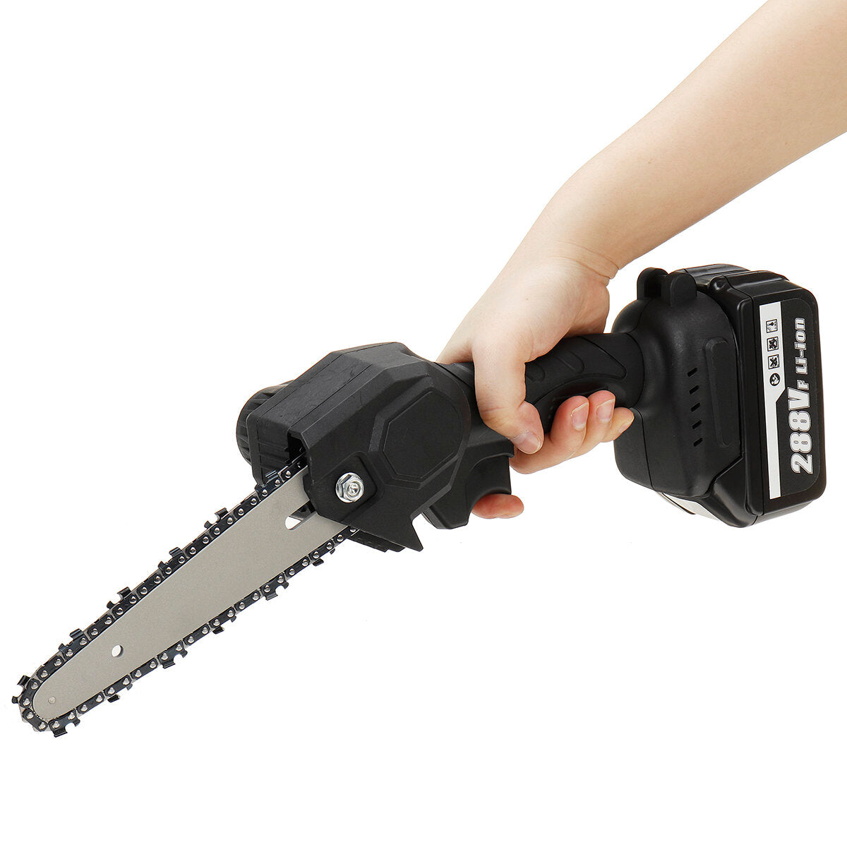 6 Inch Electric Chain Saw Pruning Chainsaw Rechargeable Woodworking Tool