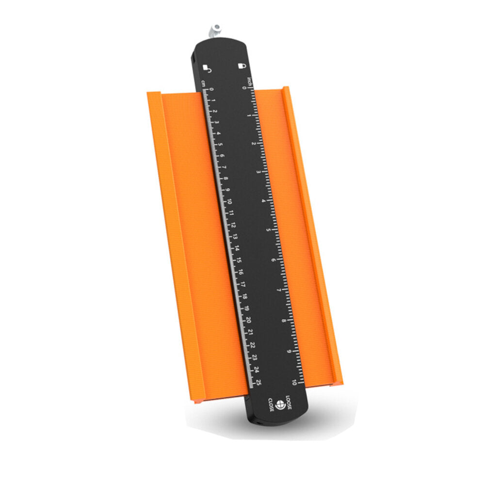 6/10 Inch Widen Contour Gauge Duplicator Profile Tool with Lock Alloy Edge Shaping Wood Measure Ruler