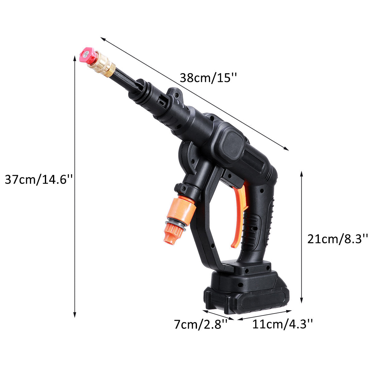 21V Cordless High Pressure Cleaner Car Washer Spray Guns Water Sprayer Car Washing Machine