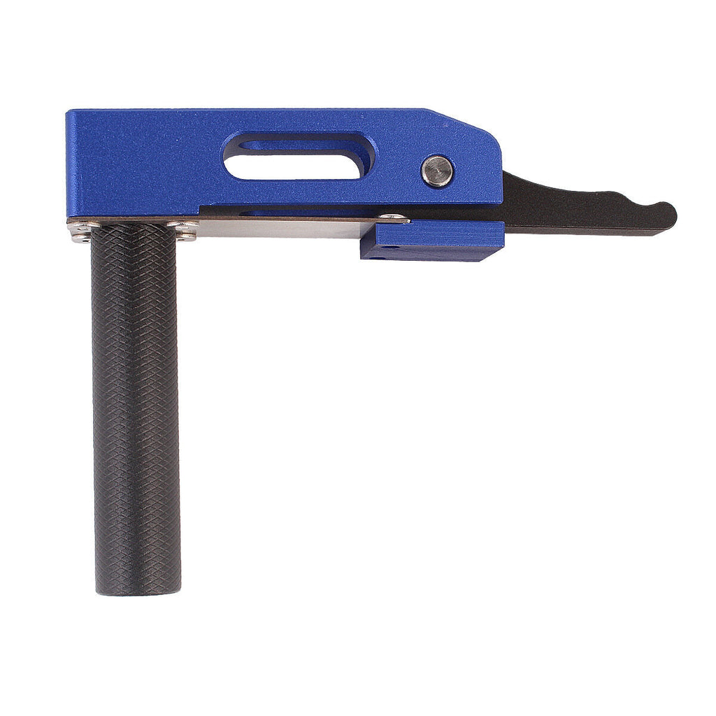 Woodworking Desktop Quick Acting Hold Down Clamp for 20MM Benches - Secure, Versatile, Efficient Tool (Blue/Red)