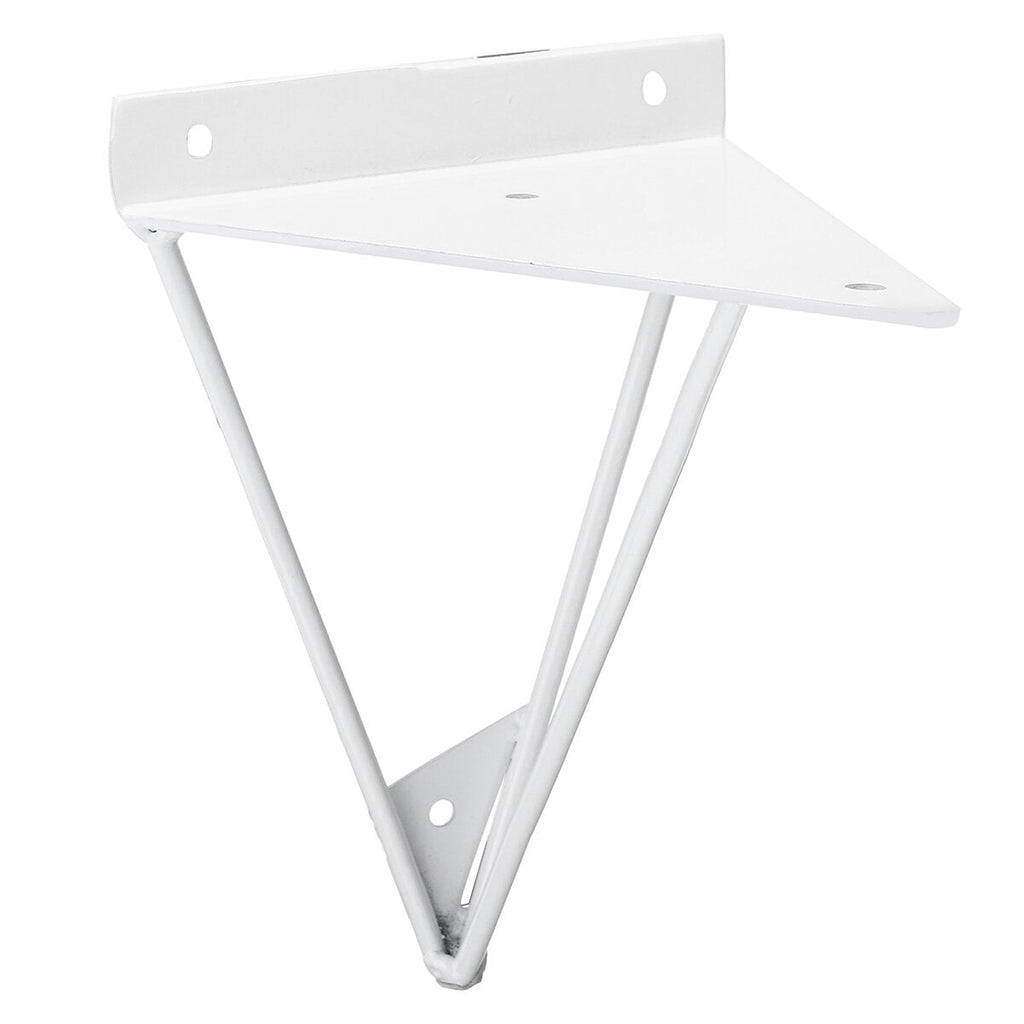 2PCS Durable Wall Mount Multi-Use Shelf Heavy Duty Metal Support Bracket Prism Furniture Bracket