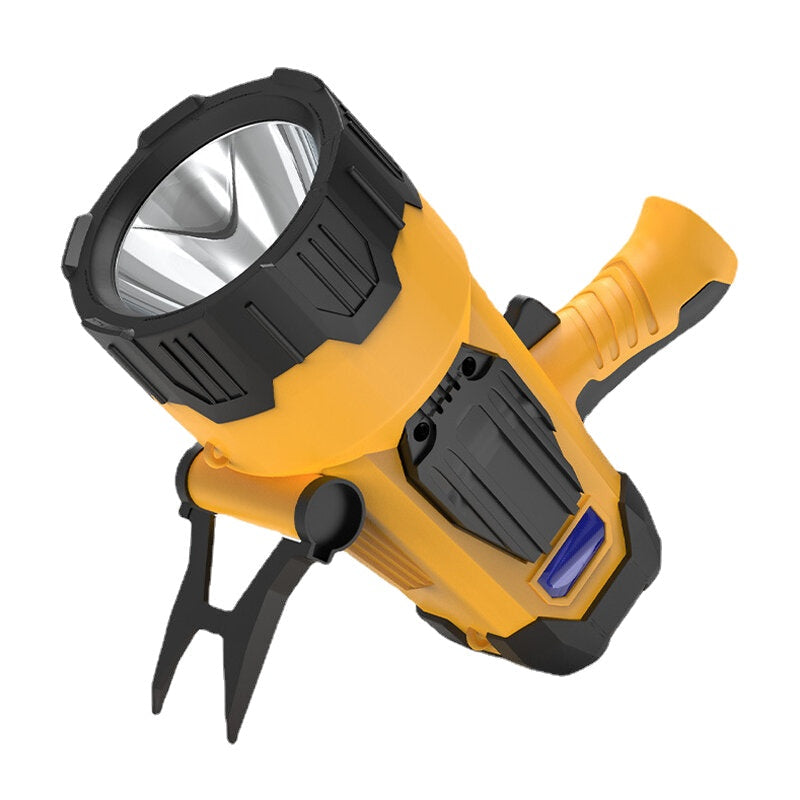 5000LM 1500M Powerful Outdoor LED Spotlight 12000mAh USB Phone Power Bank Rechargeable Strong Searching Flashlight