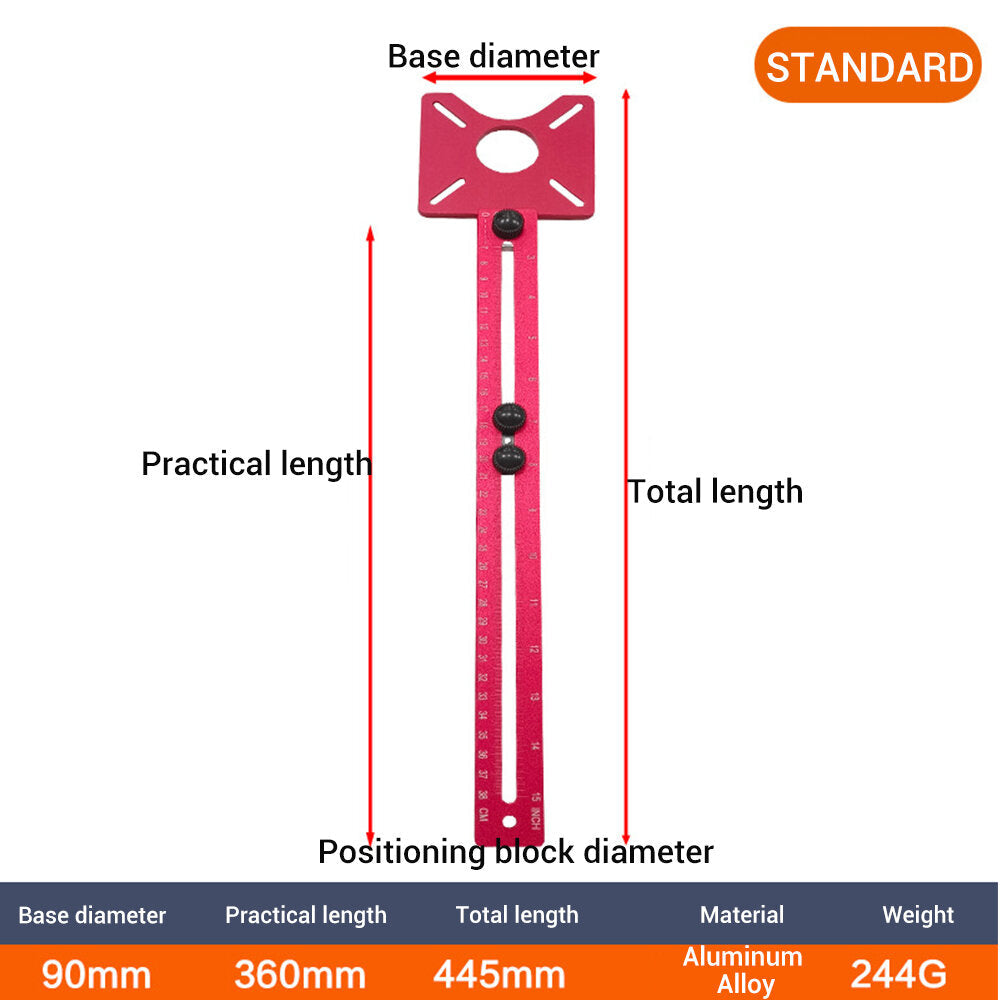 4 in 1 Router Milling Groove Bracket - Premium Aluminum Alloy, Versatile Design, Precise Cuts for Woodworking Projects
