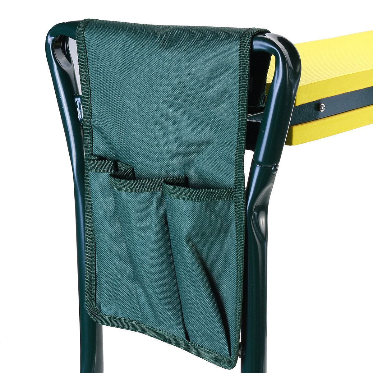 Foldaway Garden Kneeler Seat Kneeling Bench EVA Soft Pad Stool With Outdoor Pouch